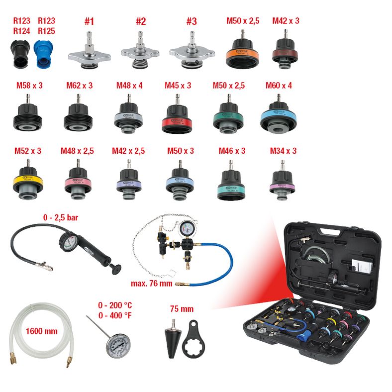 KS TOOLS Universal sats om 25 delar, följ länk för specifikation