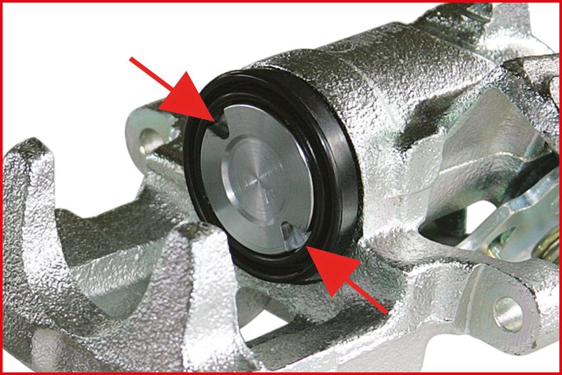 KS TOOLS högervridande spindel, 155mm, Bromskolvsverktyg