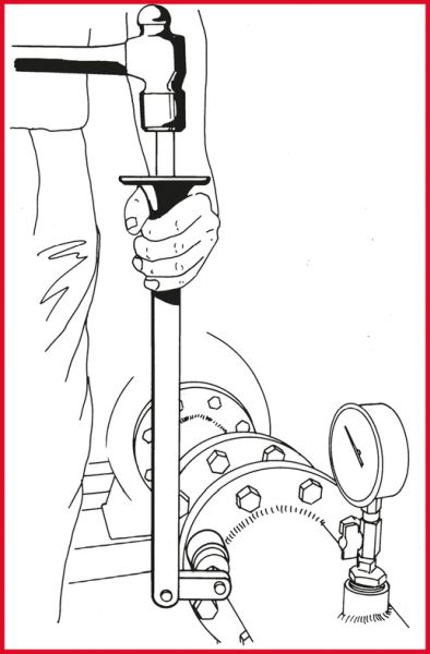 KS TOOLS 1/2" slagnyckel, 560 + 100 mm
