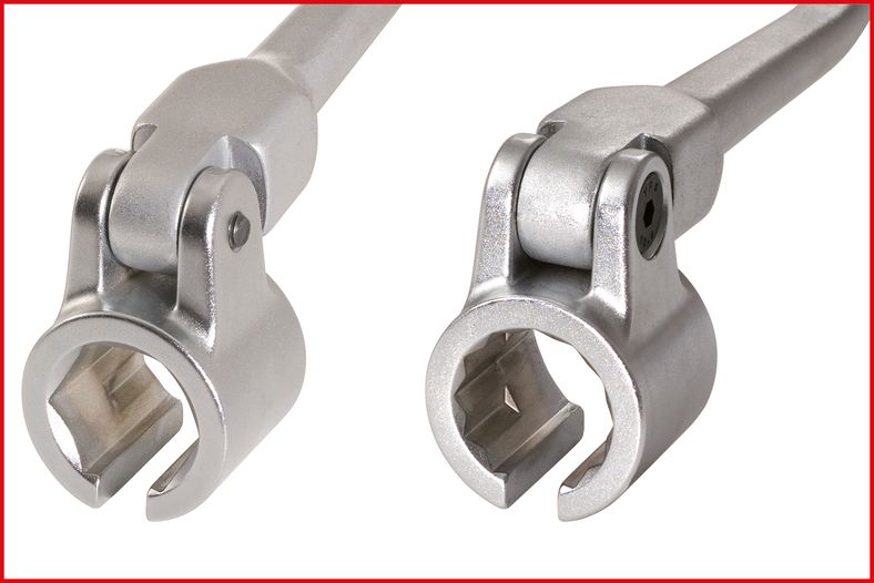 KS TOOLS Lamdasonder hylslänkspak, 22mm, 240mm