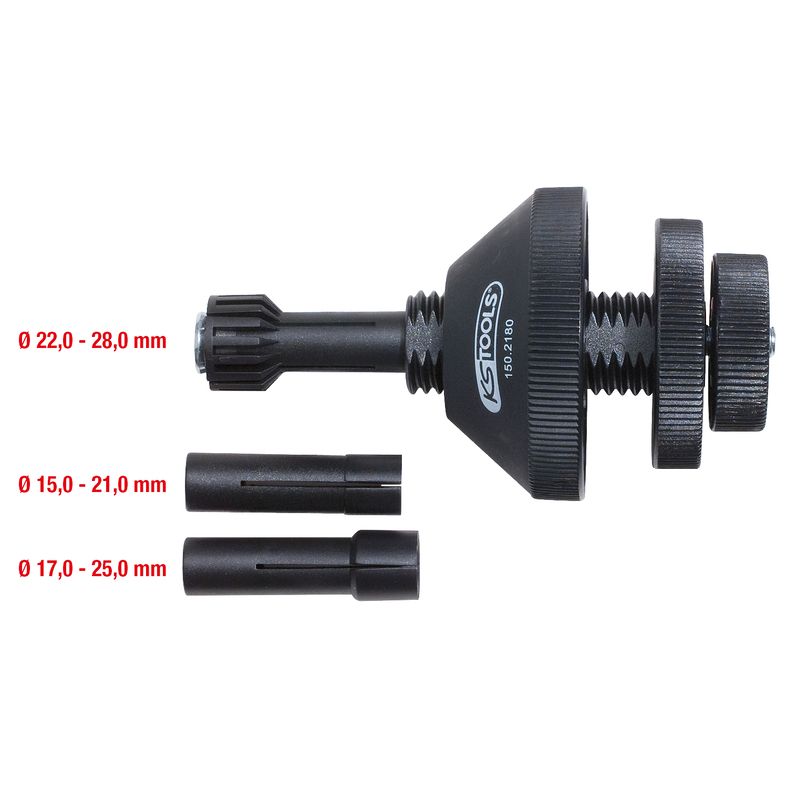 KS TOOLS Kopplings-centreringsverktygssats Ø 15,0 - 28,0 mm