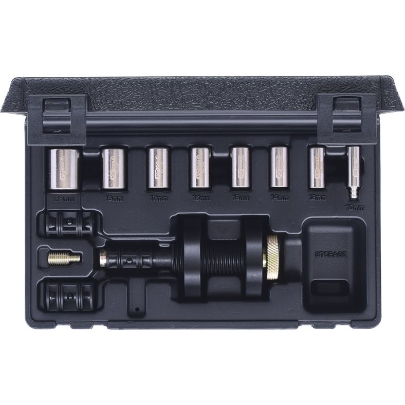 KS TOOLS Kopplingscentrerings-verktyg-sats Ø 15,0 - 28,0 mm med centrerin