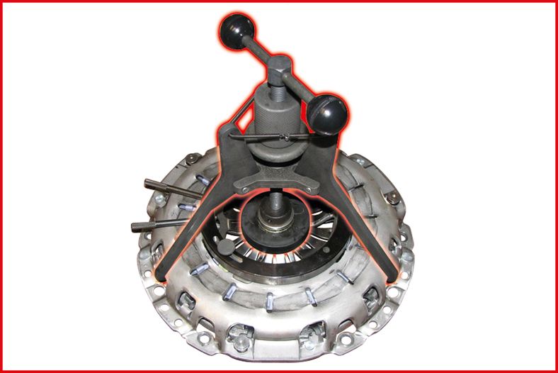 KS TOOLS BMW + VOLVO kopplingsförspänningsutrustning för SAC-kopplingar