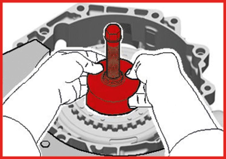 KS TOOLS DSG kopplingsverktyg-sats, 4-delars
