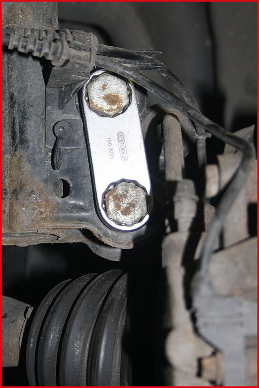 KS TOOLS Mothållare för fjäderbenförskruvning 21 mm