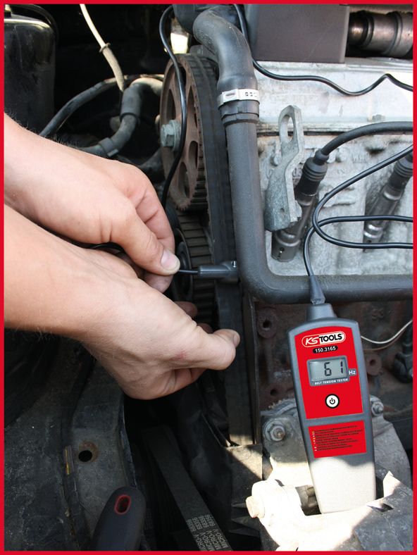 KS TOOLS elektronisk remspänningstester HZ