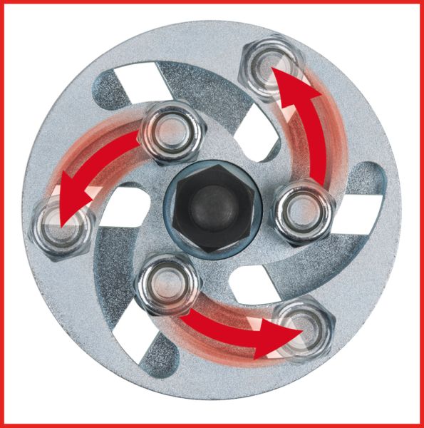 KS TOOLS Universell blockavdragare, 3-arms, 30-60 mm