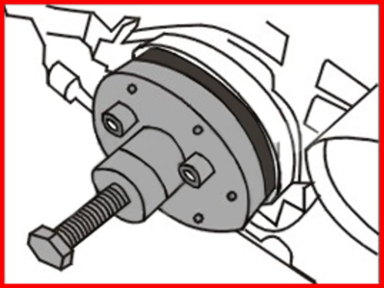 KS TOOLS Tätningsringsmonterings-sats för BMW, 4-delars