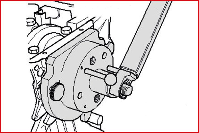 KS TOOLS Monteringsverktyg-sats för tätningsfläns med givarehjul, 8-delar