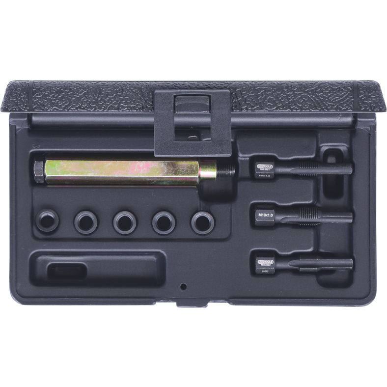 KS TOOLS THREADfix reparationssats M8x1 f.glödstift, 9-delars
