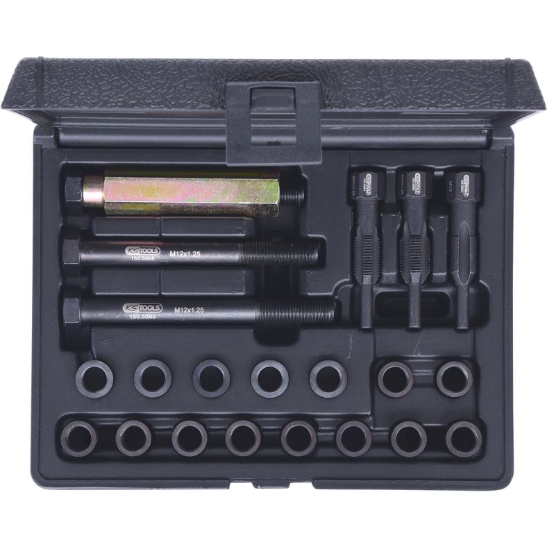 KS TOOLS THREADfix reparationssats M12x1,25 f. glödstift och tändstift, 2