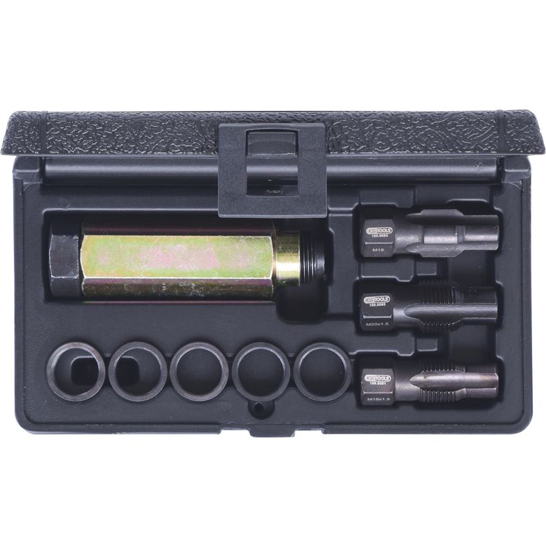 KS TOOLS THREADfix reparationssats M18x1,5 f.lambdasonder, 9-delars