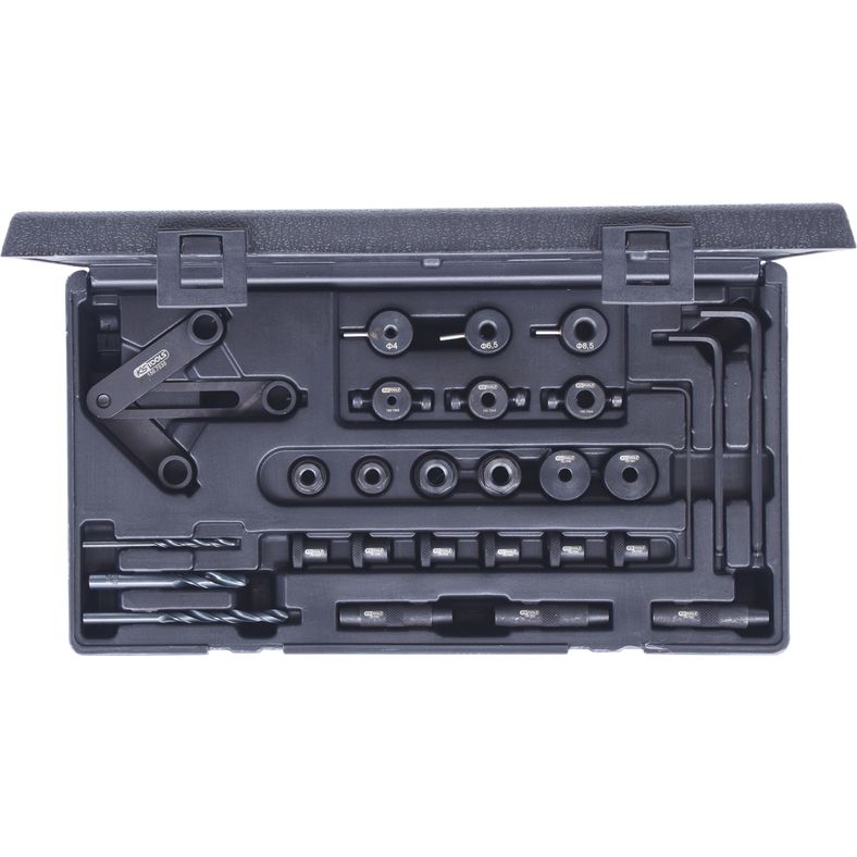 KS TOOLS Cylinderhuvud-borrtolkar-sats, 28-delars