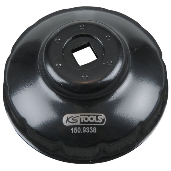 KS TOOLS 3/8" oljefilter-nyckel, 76-12 MM