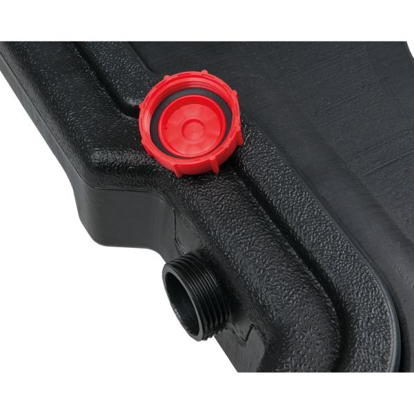 KS TOOLS Rörlig oljeuppsamlingstråg 30 l, extra platt med rullar