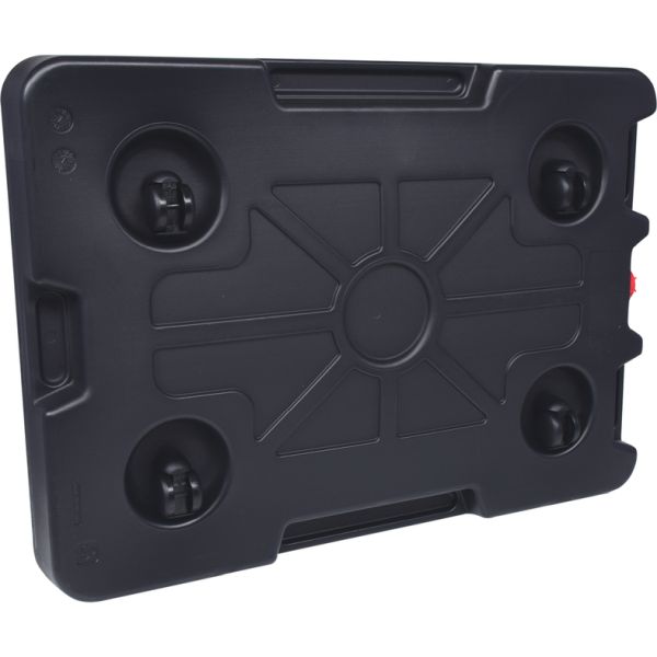 KS TOOLS Rörlig oljeuppsamlingstråg 30 l, extra platt med rullar