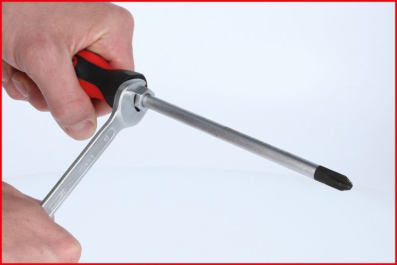 KS Tools ERGOTORQUEmax Skruvmejselsats med Slagkappa – 13 delar