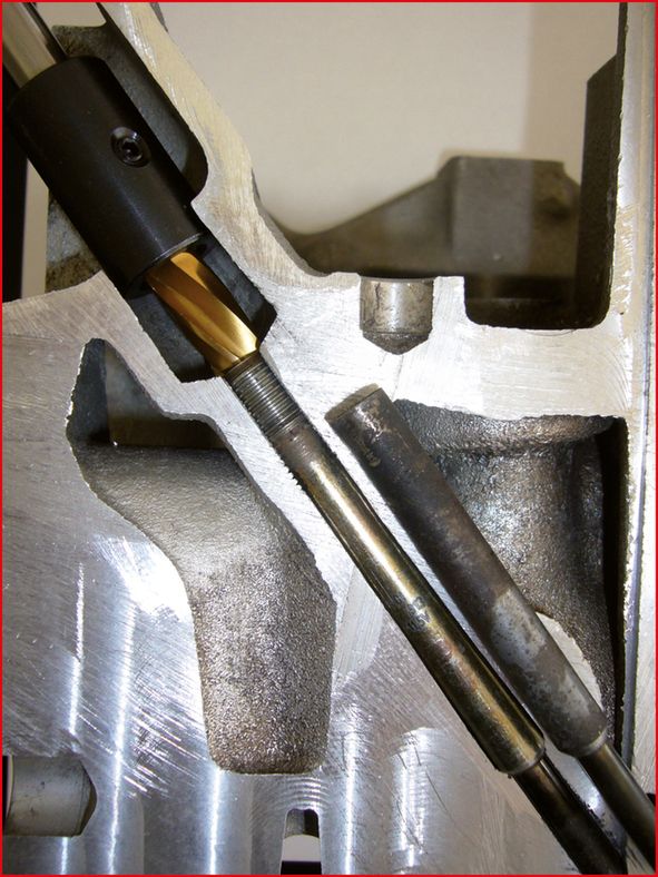 KS TOOLS universell utborrningssats för glödstift M10 x1, 8-delars