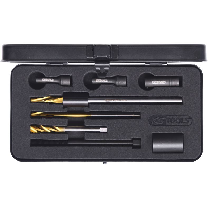 KS TOOLS universell utborrningssats för glödstift M10 x1, 8-delars