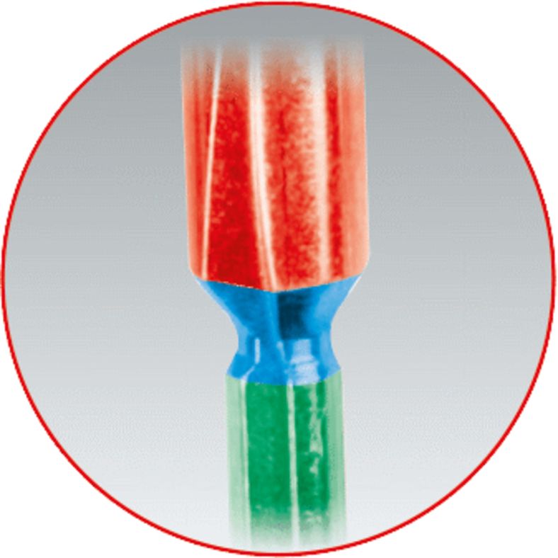 KS TOOLS Glödstift-brosch-sats, 9-delars M8/M10