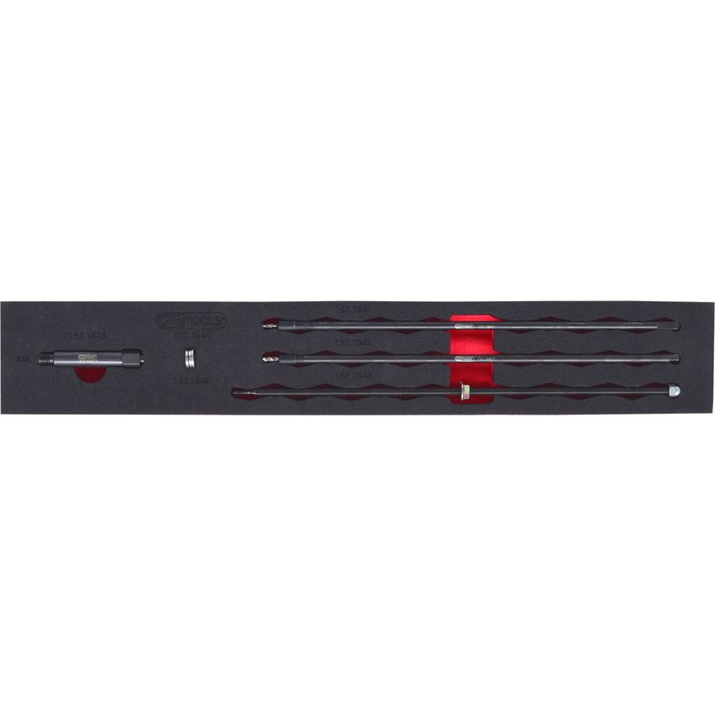 KS TOOLS Universal glödstiftsspets-utborrningssats M8 x 1,0