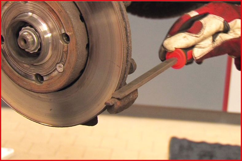 KS TOOLS bromsoksfil, extra smal, 270mm