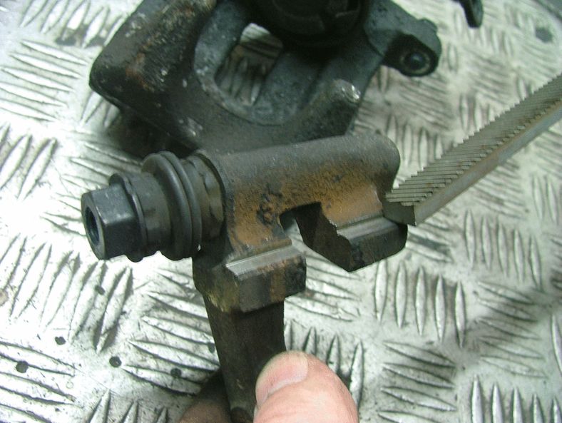 KS TOOLS bromsoksfil, extra smal, 270mm