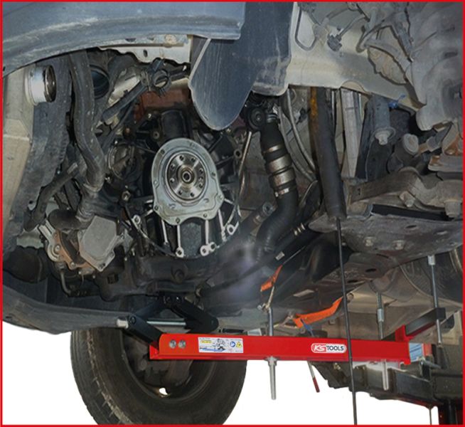 KS TOOLS Universal motorstödsbalksats, 4-delars