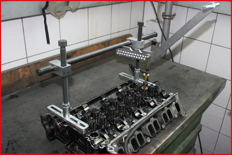 KS TOOLS Ventil-monteringsbrygg-sats, 15-delars