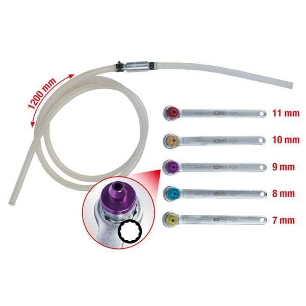 KS Tools Bromsluftare 6-del, krom-vanadium stål KS160.0725