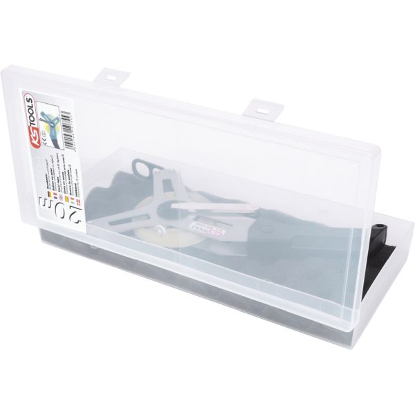 KS TOOLS okapslat måttband, med gult stålband, 20m