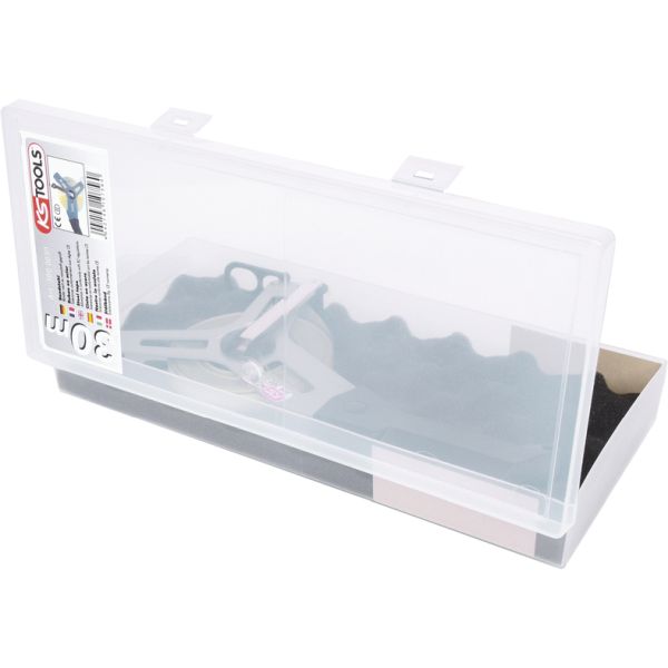 KS TOOLS okapslat måttband, med gult stålband, 30m