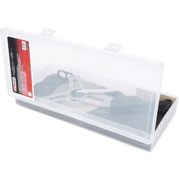 KS TOOLS okapslat måttband, med gult stålband, 50m