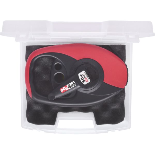 KS TOOLS okapslat måttband, med gult stålband, 30m