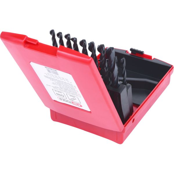 KS TOOLS HSS-G spiralborrsats, låda i plast 19-delar 1-10mm