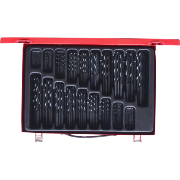 KS TOOLS HSS-R spiralborrsats,170-delar 1-10mm