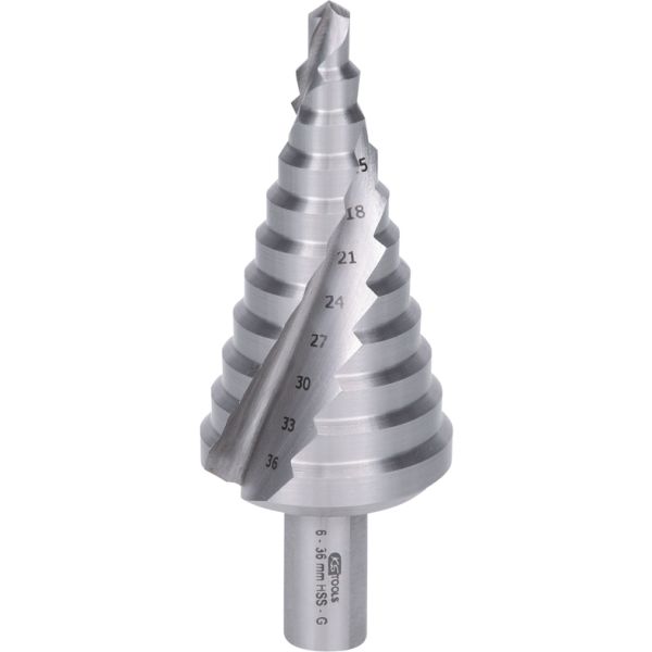 KS TOOLS HSS-stegborr ,Ø 6-36mm, 11 steg