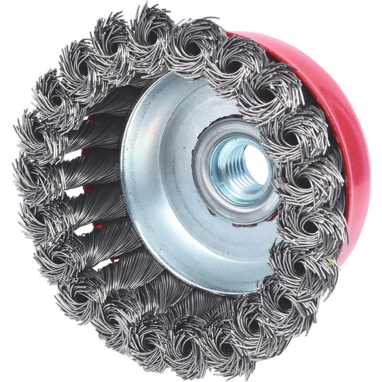 KS TOOLS Rostfri ståltrådskrukborste 0,5 mm, Ø 65 mm