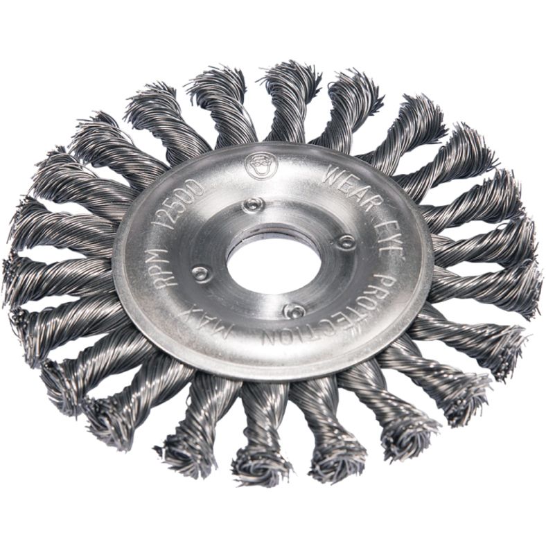 KS TOOLS rostfri ståltrådsrundborste 0,5mm, Ø 115mm