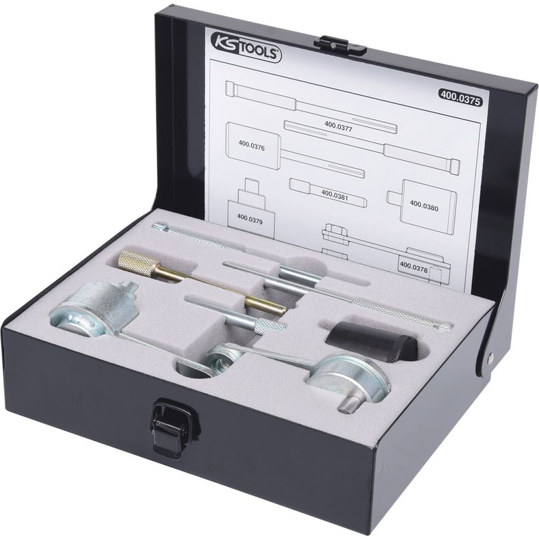 KS TOOLS Land Rover / Jaguar - motorinställning-verktyg-sats 7-delars