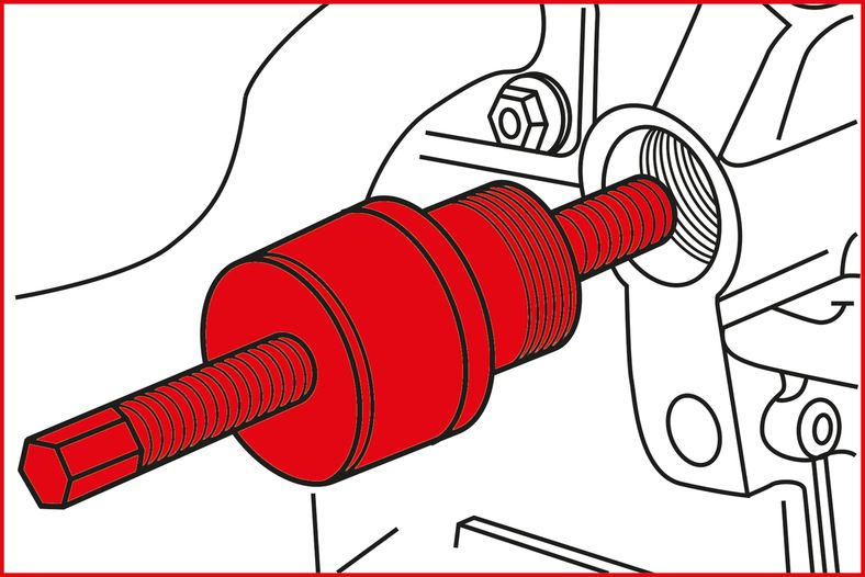 KS TOOLS BMW - motorinställning-verktyg-sats, 16-delars