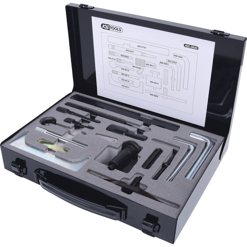 KS TOOLS Ford / Mazda - motorinställning-verktyg-sats, 18-delars