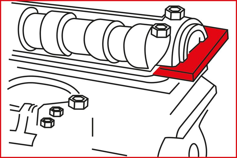 KS TOOLS Ford / Mazda - motorinställning-verktyg-sats, 18-delars