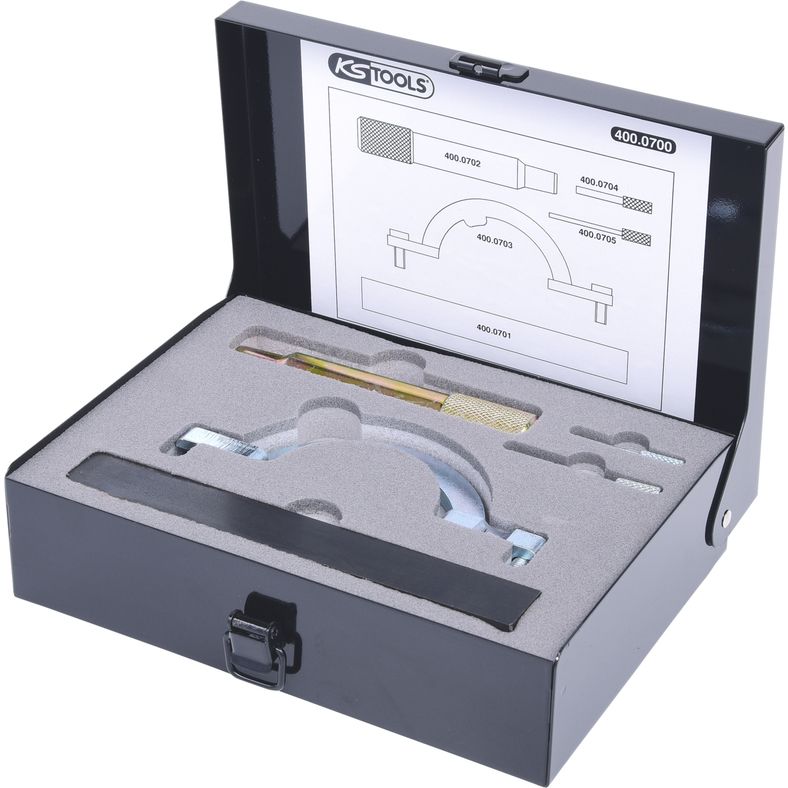 KS TOOLS GM / Isuzu / Opel / Saab - motorinställning-verktyg-sats, 5-dela