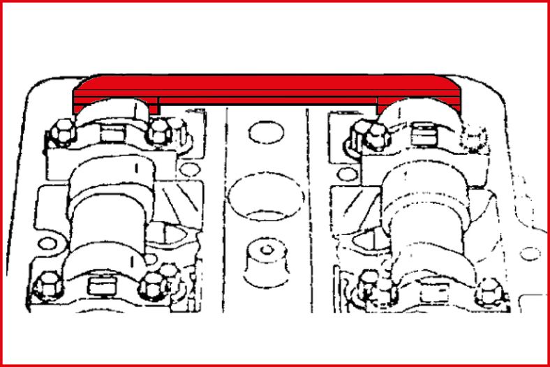 KS TOOLS GM / Isuzu / Opel / Saab - motorinställning-verktyg-sats, 5-dela
