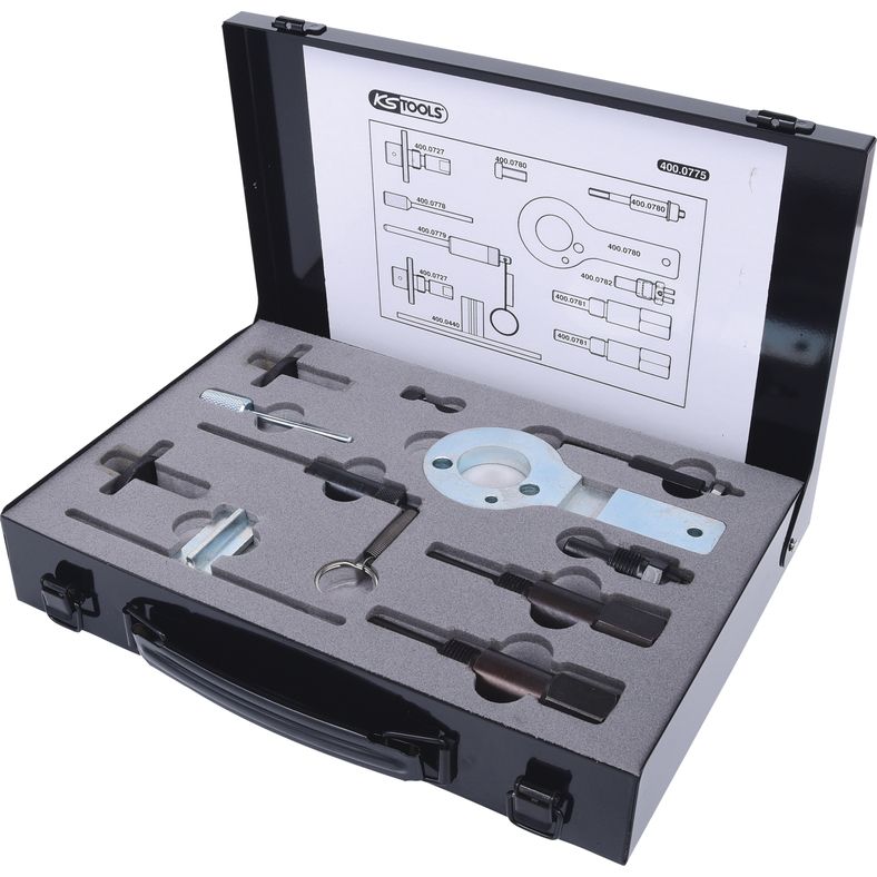 KS TOOLS GM / Opel / Saab - motorinställning-verktyg-sats, 11-delars