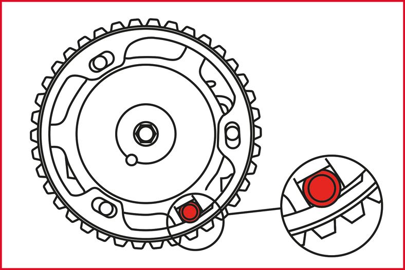 KS TOOLS PSA - motorinställning-verktyg-sats 12-delars