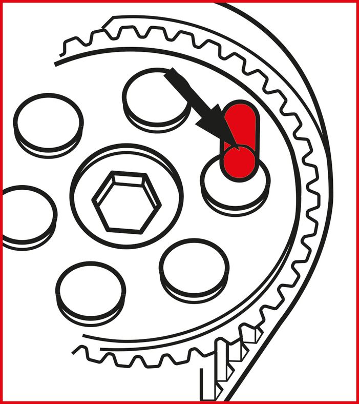 KS TOOLS PSA - motorinställning-verktyg-sats 9-delars
