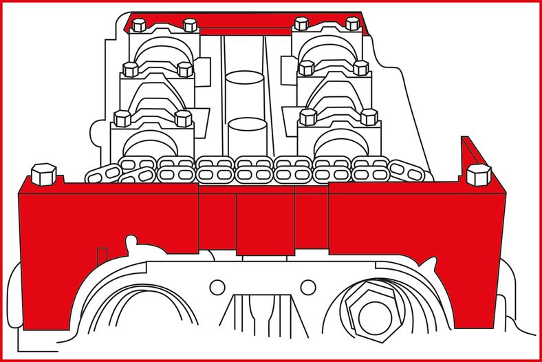 KS TOOLS GM / Opel - motorinställning-verktyg-sats, 7-delars KS400.4200
