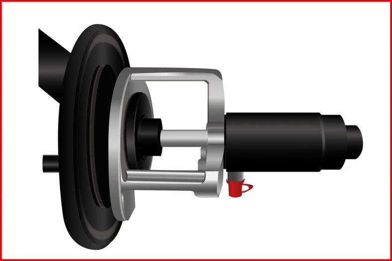KS TOOLS Universell hjullager-drivaxel-nav-sats, 16-delars